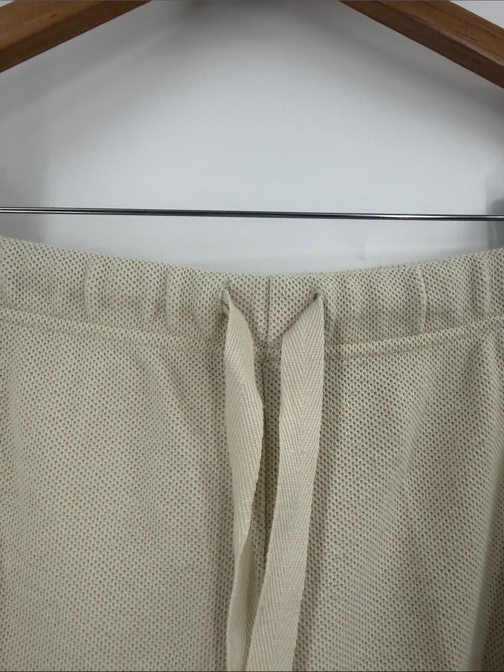 Express Cream & Ivory Striped Knit Tank and High-Waist Shorts - Picture 8 of 15
